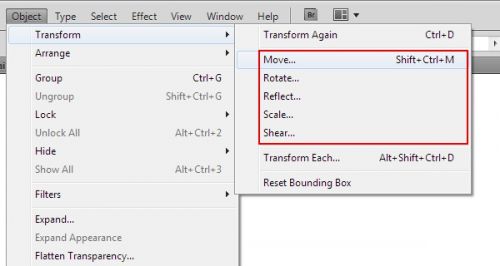 آموزش جابجایی و تکثیر اشکال در ایلوستریتور